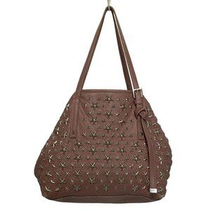 JIMMY CHOO Sara S - Pink Leather Tote Bag